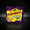 Cannaburst 500mg Grape gummies THC packaging and purple gummy rings